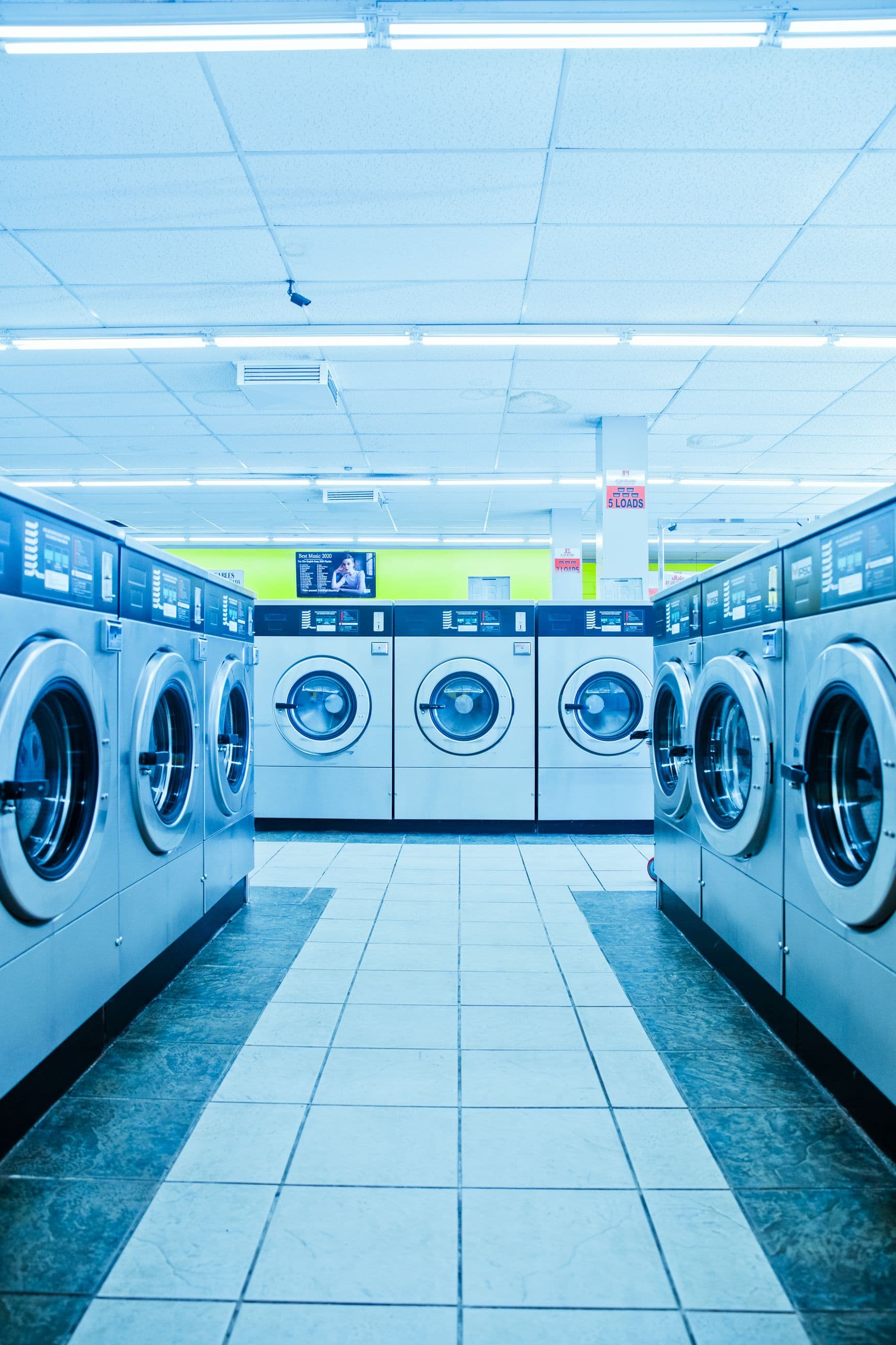 Freshly washed laundry being folded